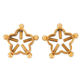 Bad Kitty Golden Flower Nipple Jewellery - Adult Planet - Online Sex Toys Shop UK